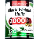 FITO MEDIC 's Lab - Black Walnut Hull, Pure - Black Walnut - 2000 mg / Serving, pro čištění a detoxikaci, Ultra vysoká absorpce.