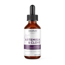 BIORAY Professional Artemisia & Clove - 2 fl oz - Unwanted Organism Removal s léčivými houbami - Non- GMO, Vegetarian, Gluten Free