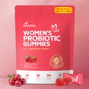VivoNu Viginal Probiotika pro ženy, Ženy Probiotické Gumy, Feminin Balance Gummies, Prebiotic Gummy, Cranberry Probiotika pro ženu Vaginigal zdraví, kvasinky Ph Balance 124; 60 Gumy