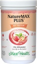Maxi- Health NatureMAX PlustM Energy Support Drink Soy Protein Powder - Supplementary Free Diet - 20g Protein Per Serving - Natural Strawberry Flavor - Kosher Vitamin - 1lb