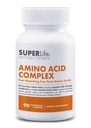 Aminoacid Complex - Rychlé absorbování a volné formy Essential & Branched Chain Aminokyseliny BCAA 124; Podporuje růst svalů, sílu a obnovu 124; dodatek - 90 Kapsle