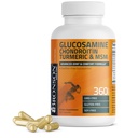 Bronson Glucosamine Chondroitin Turmeric & MSM Advanced Joint & Cartilage Formule, Podporuje zdravé klouby, Mobility & Cartilage - Non- GMO, 360 Kapsle