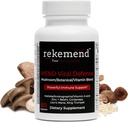 Houbový dodatek pro imunitní podporu - Obsahuje lvy hříva, Cordyceps & Reishi Houbová extrakt - 60 Kapsle
