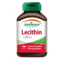 Jamieson Lecithin 1 200 mg, 100 Softgels - Zdroj Cholinovy ochrany jater