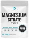 DEAL SUPPLMENT Magnesium Citrát Prášek 500 mg, 3 lbs - Neochucený, snadno absorbovaný - Očištěná stopová minerální látka pro svalovinu, srdce, a stravovací podpora - Jeden den, Non- GMO, Filler zdarma