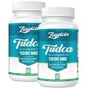 TUDCA dodatek 1200mg - 120 Veggie Kapsle, Výkonné TUDCA Bile Soli doplňky pro játra, Digestion