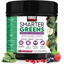 Síla Faktor Smarter Zelené Superfoods Powder na podporu trávení, Gut Health, Nadýmání, Zelená Powder s probiotika, Prebiotika, Digestive Enzymes, & Adaptogens, Pomegranát Berry, 30 Služeb