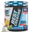BPI Sports Best Creatine - Creatine Monohydrát Prášek pro muže a ženy, Himalájská sůl - Síla, čerpadlo, Vytrvalost, růst svalů, Svalová definice - No Bloat - Ovocný punč - 50 porcí - 10.58 oz