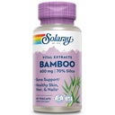 SOLARAY Bamboo Stem Extract 600mg CLAS124; Zdravé vlasy, kůže, nehty, kosti a spojovací tkáně Podpora CLAS124; Non- GMO, Vegan & Lab Ověřené CLAS124; 60 VegCaps
