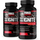 Force faktor test X180 Ignite, Testosteron Booster & Fat Burner pro muže, Testosteron dodatek k spalovat tuk, Build Muscle, zvýšit energii, a zvýšit vitalitu a výkon, 60 Počet (balení po 2)