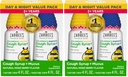 Zarbee 's Children' s Honey Cough Syrup + Mucus Day & Night Value Pack, Daytime & Nighttime Toddler Cough Syrup, Dark Honey, Ivy Leaf Extract, Heřmánek, Mixed Berry Flavor, 4 Fl Oz, (balení po 4)