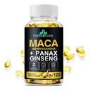 3 v 1 Ashwagandha + Maca Root + Panax Ginseng - přírodní doplněk pro energii, Stamina, a Stress Support, 120 Softgels