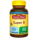 Příroda vyrobené Super B Komplexní vitamíny pro ženy a muže, Dietní dodatek pro podporu metabolismu energie, Super vitamín B komplex, 160 Softgels, 160 Den Dodávka