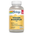 SOLARAY vitamin B Complex 100mg - Podpora buněčné energie, nervu a srdečního zdraví - Dodává všechny 8 B komplexní vitaminy - vitamín B12, B1, B2, B3, B6, Niacin, kyselinu listovou a biotin - Vegan, 275 Services