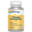 SOLARAY vitamin B Complex 100mg - Podpora buněčné energie, nervu a srdečního zdraví - Dodává všechny 8 B komplexní vitaminy - vitamín B12, B1, B2, B3, B6, Niacin, kyselina listová a biotin - Vegan, 100 Služeb