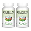 Maxi Zdraví Quercetin 500mg Kapsle - Zinkové doplňky pro ženy a muže - Non- GMO, Kosher, a gluten- Free Quercetin doplňky s Elderberry Vitamin C a zinku (90 Veg Kapsle, Balení 2)
