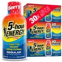 5hodinová ENERGY Střílí Pravidelné síly, Berry Flavor, 30 Počet, 1.93 Fl Oz, Cukr zdarma, Nulové kalorie, Aminokyseliny a esenciální B vitaminy, dodatek stravy, Pocit pohotovosti a energizace, 200 mg kofeinu