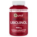 Qunol Mega Ubiquinol 100mg CoQ10, Superior Absorpce, Patentovaná voda a tuk Rozpustný přírodní doplněk forma Coenzym Q10, Antioxidant pro srdeční zdraví, 100 Počítání Softgels.