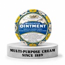Rawleigh Medicated Ointement: 4.5 oz Blue Tin, Dospělí & Kids: Topical Chest Rub for Cold, Nasal Congestion, Minor Aches and Pain, with Camphor, Menthol & Eucalyptus, Non- Greasy Formule - Balení po 1