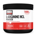 Force faktor L arginin HCL, L- arginin dodatek ke zvýšení oxidu dusnatého pro lepší cirkulaci, krevní tok, a svalové pumpy, L arginin prášek 6000mg, bez příchutí, 30 Služeb