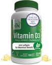 Zdraví Thru Nutrition Vitamin D3 1,000iu 100 Mini Softgels pro maximální výhody 124; 25mcg Cholekalciferol cr124; 3. strana Testováno 124; Non- GMO USP Stupeň organického EVOO 124; Podpora imunitního zdraví