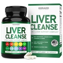 Odstranění jater Detox & Opravy (27 v 1 Formule - Mléko Thistle, Kořen pampelišky, Kurkuma, Artyčok extrakt & Více) - Detox Cleanse Dodatek, Podpora jater pro dospělé, Vegan - 60 Kapsle