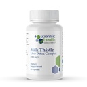Mléko Thistle Jaterní Detox Komplex - Clinical- Stupeň Jaterní podpora Dodatek s kurkuma, Pampeliška, Beet, Picrorhiza, Black Pepper - Fáze I & II Detox - 60 Kapsle - Non- GMO