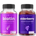 NutraChamps Biotin Gummies a Elderberry Gummies Bundle