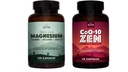 Natural Rhythm Cardio Calm Bundle - Triple Calm Magnesium 150mg, 120 Kapsle + CoQ10- ZEN (Coenzym Q10 + L- Carnitin + L- Theanin), 30 Kapsle