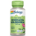 SOLARAY Echinacea Goldenseal - Mocné míchání dvou bylinných doplňků pro wellness podporu - 250mg Ea Echinacea Root a Goldenseal Root - Non GMO, Vegan, gluten zdarma, 60denní záruka, 100 Služeb