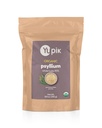 Yupik Organic Whole Husk Psylium 8.8 Oz (balení po 6), 95% čistota, rozpustný fiber, USDA Certified, Non- GMO, Kosher, gluten- Free, Sugar- Free & Fat- Free, Neochucené, Plant- based