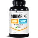 Healthfare Yohimbine HCL 5mg PHARMAD 124; 240 Vegan Capsules PHARMAD 124; Maximální síla Fáze 124; Vegan, Non- GMO, Gluten- Free PHARMAD 124; Made in the USA