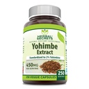 Bylinné tajemství Yohimbe Extract 450 mg dodatek 124; Veggie Kapsle 124; Non- GMO 124; Gluten zdarma 124; Made in USA (1 balení, 250 Počet)