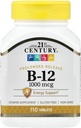 21. století B 12 1000 mcg prodloužené uvolňovací tablety, 110 Počet