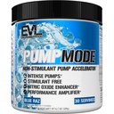 EVL PumpMode Nitric Oxide Supplement - Oxid dusný Booster Pump Pre Workout Powder with Glycerol and Betaine for Muscle Recovery Growth and Endurance - Stim zdarma Pre Workout Drink (Blue Raz)
