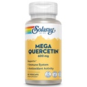 SOLARAY Mega Quercetin s bromelainem, vitaminem C a bioflavonoidy - dodatek k antioxidačním a imunitním podpůrkám, Hearth Health and Blood Pressure Support - Vegan, 60denní záruka, 60 Serv, 60 VegCaps