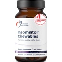Designy pro zdraví Insomnitol Žvýkací - Žvýkací melatonin - 200mg L- Theanin, 5-HTP, Vitamin B6 + Inositol - Delicious Lemon ochucený dodatek - Vegan (60 tablet)