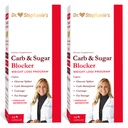 Stéphanie 's Mealtime Carb & Sugar Blocker - Snižte Digested Carbs & Sugars, Stimulant- Free (2 Pack)