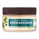 Himalaya Organic Ashwagandha Powder, 45 Day Supply - Bylinné Adrenal Support for Stress Relief, Energy Support and Occasional Sleeplless - USDA Organic, Non- GMO, Vegan, Gluten Free, Flavorless 4 oz