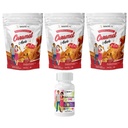 BariatricPal 90- Day Bariatric Vitamin Bundle (Multivitamin ONE 1 za den! Tobolka s 45 mg železa a vápníku Citrate Soft Chews 500 mg s probiotiky - Karamelové jablko)