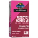 Zahrada života Dr. Preferovaný Womens pH Probiotika 50 Milionů CFU, Pre + Pro + Postbiotika - Stravovací, imunitní a vaginální podpora, Brambory, Acacia, Postbiotické kosmetiky, 30 denní zásobování