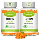 Lutein Gummies 25mg - Oční vitaminy Lutein & Zeaxanthin Oční Zdraví doplňky pro dospělé, Cukr Bezoké Zdraví Gummies Dodatek - Support Vision, Macular, Blue Light Filtering (120 Počet)