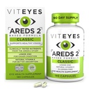 Viteyes ARES 2 oční vitamíny, Classic makulární podpora, Allergen zdarma Kapsle, s přírodní vitamín E, Vitamin C, zinek, měď, lutein & Zeaxanthin, oční doktor důvěryhodný, vyráběný v USA, 180 Ct