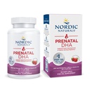 Nordic Naturals Prenatal DHA, Strawberry - 90 Soft Gels - 830 mg Omega33 + 400 IU Vitamin D3 - Non- GMO - 45 Servings