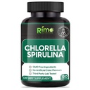 Lab Testováno Spirulina a Chlorella Kapsle 1000 mg per Servin- Purest Non- Ozářené modré zelené řasy - Nejlepší syrové Vegan Protein - Green Superfood
