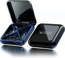 Malé Pill Box, Pouzdro na Pill, Pořadatel Pill, Travel Waterproof Pocket Pill Box Medicine Organizátor, Denní Pill Kontejner na kabelky Kompaktní Cestovní Medicine Držák na Vitamíny Medikace Black