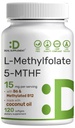 DEAL SUPPLMENT L- methylfolát 15 mg Per Serving, 120 Coconut Oil Softgels CLAS124; 3- in-1 s aktivním 5- MTHF methylovaným vitaminem B9, B6 & Methylovaný B12 CLAS124; aktivní doplněk folátu CLAS124; Non- GMO, gluten zdarma