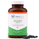 Binder Blend - Toxin Binder Dodatek, Detox Kapsle pro zdravé Gut - 180 Kapsle - 90 Služeb - 960mg Aktivované Charcoal & 480mg Organic Chlorella - Bloating Relief - Bentonit Clay