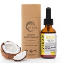 D3 + K2 Kapalné Kapky s MK- 4 & MK-7 -Non- GMO, gluten- Free, Sugar- Free, Easy Absorpce, Tekutý sprej pro děti a dospělé - 2 Fl Oz / 60 ml, 240 Day Supply