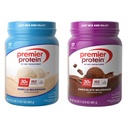 Svazek Premier Protein 100% syrovátkové sudy, čokoládový mléčný koktejl + vanilkový mléčný koktejl